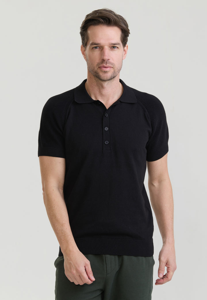 Erkek Düğme Detaylı Polo T-Shirt