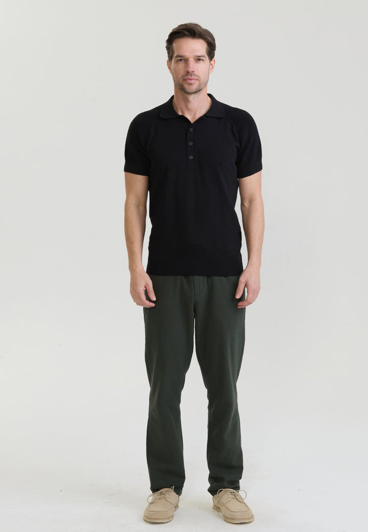 Erkek Düğme Detaylı Polo T-Shirt
