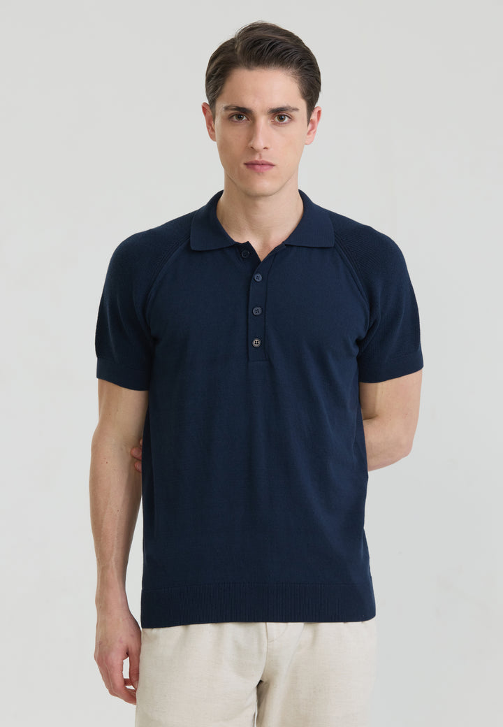 Erkek Düğme Detaylı Polo T-Shirt