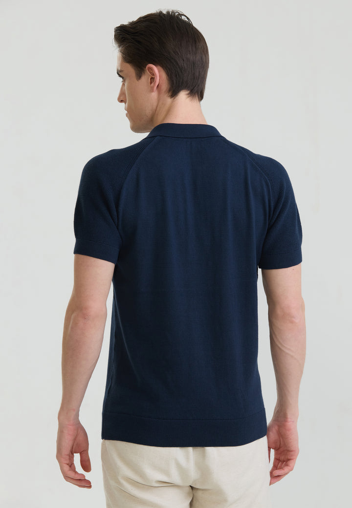 Erkek Düğme Detaylı Polo T-Shirt