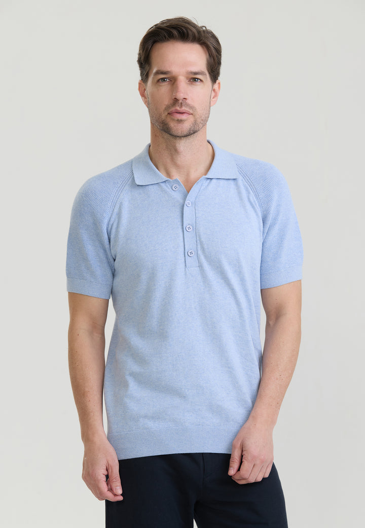 Erkek Düğme Detaylı Polo T-Shirt