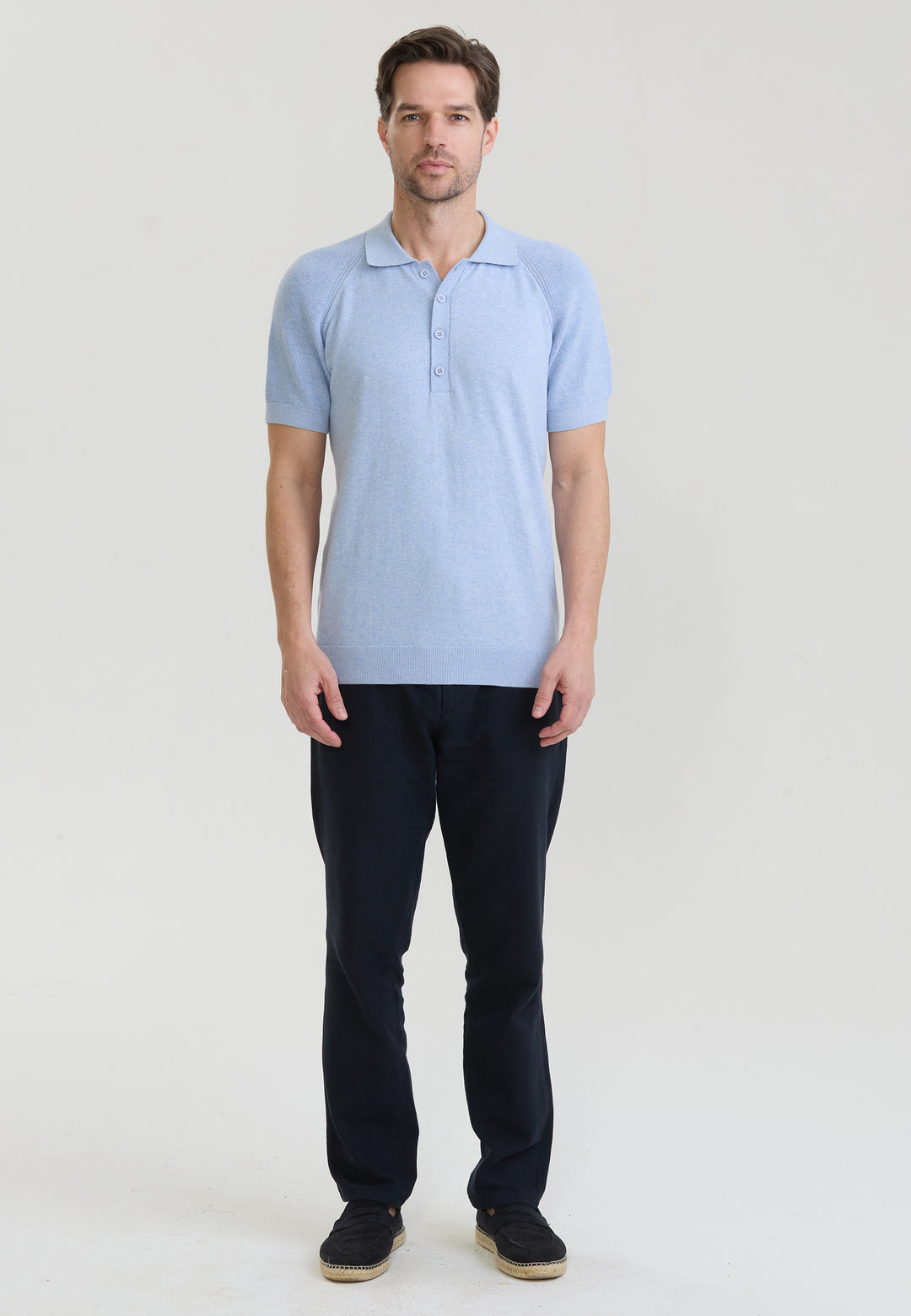 Erkek Düğme Detaylı Polo T-Shirt