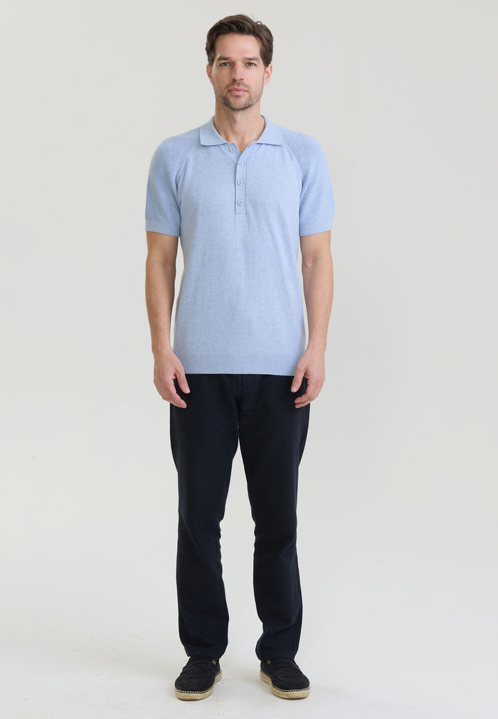 Erkek Düğme Detaylı Polo T-Shirt
