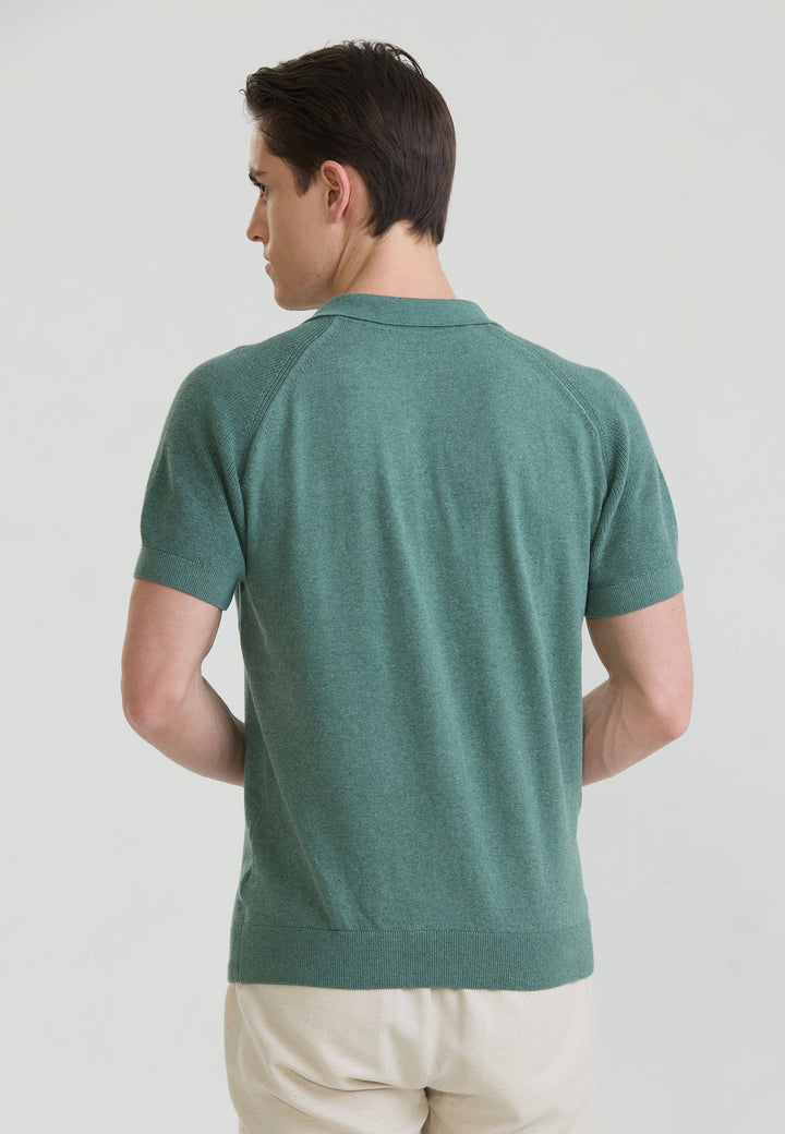 Erkek Düğme Detaylı Polo T-Shirt