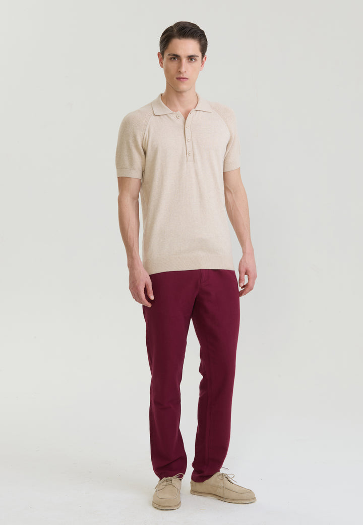 Erkek Düğme Detaylı Polo T-Shirt
