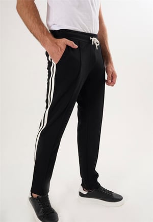 Erkek Bağcıklı Pamuklu Jogger Pantolon