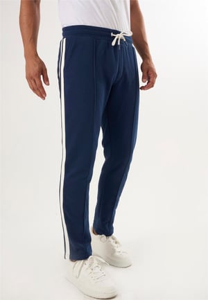 Erkek Bağcıklı Pamuklu Jogger Pantolon