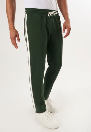 Erkek Bağcıklı Pamuklu Jogger Pantolon