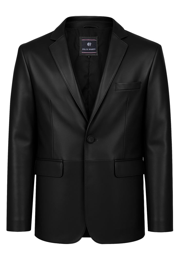 Erkek Deri Blazer Ceket